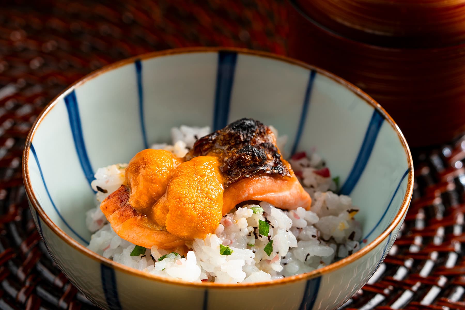 梅香ご飯 今が旬の『時知らず鮭と生雲丹』